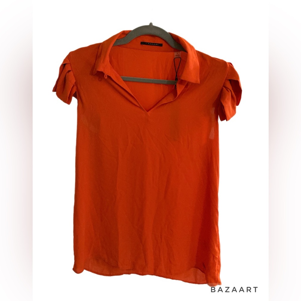 Tahiri orange blouse